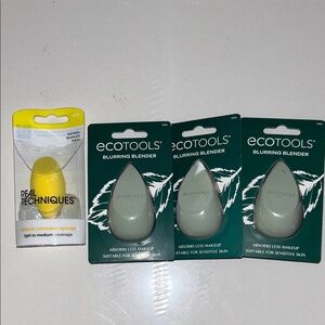 EcoTools Blurring Blender & Real Techniques Concealer Sponge Bundle